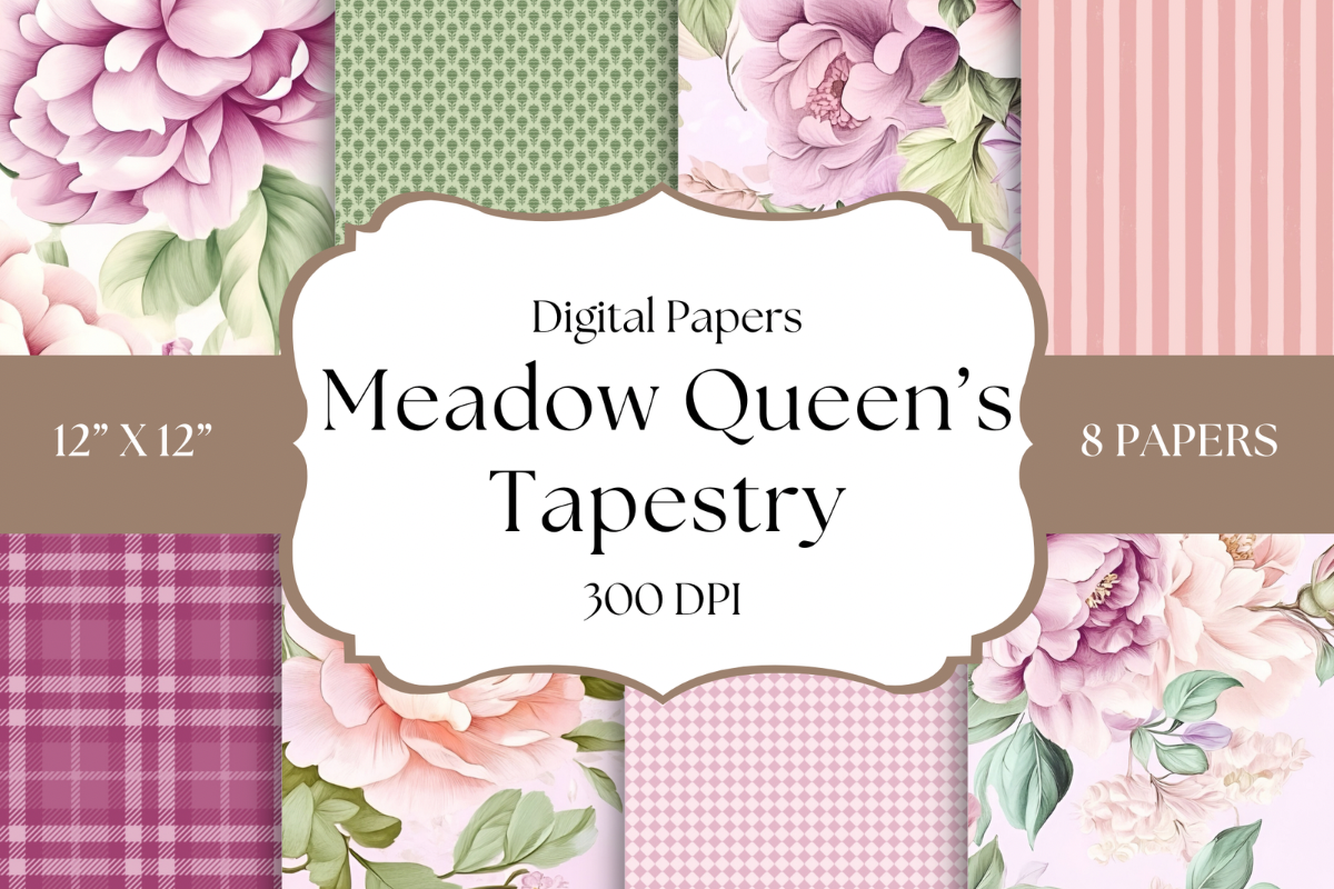 Meadow Queen’s Tapestry Digital Papers