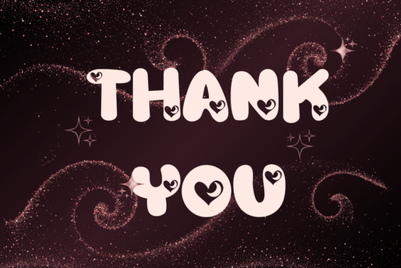 Moon Love Font PNG with transparent background - Preview 3