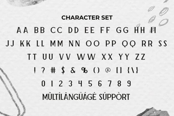 Morgamon Font PNG with transparent background - Preview 4