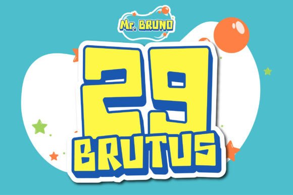 Mr. Bruno Font PNG with transparent background - Preview 4