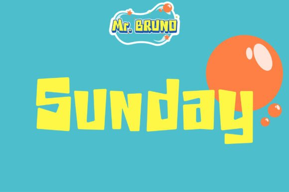 Mr. Bruno Font PNG with transparent background - Preview 6