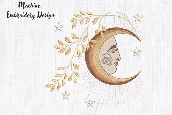 Mystical Moon Face