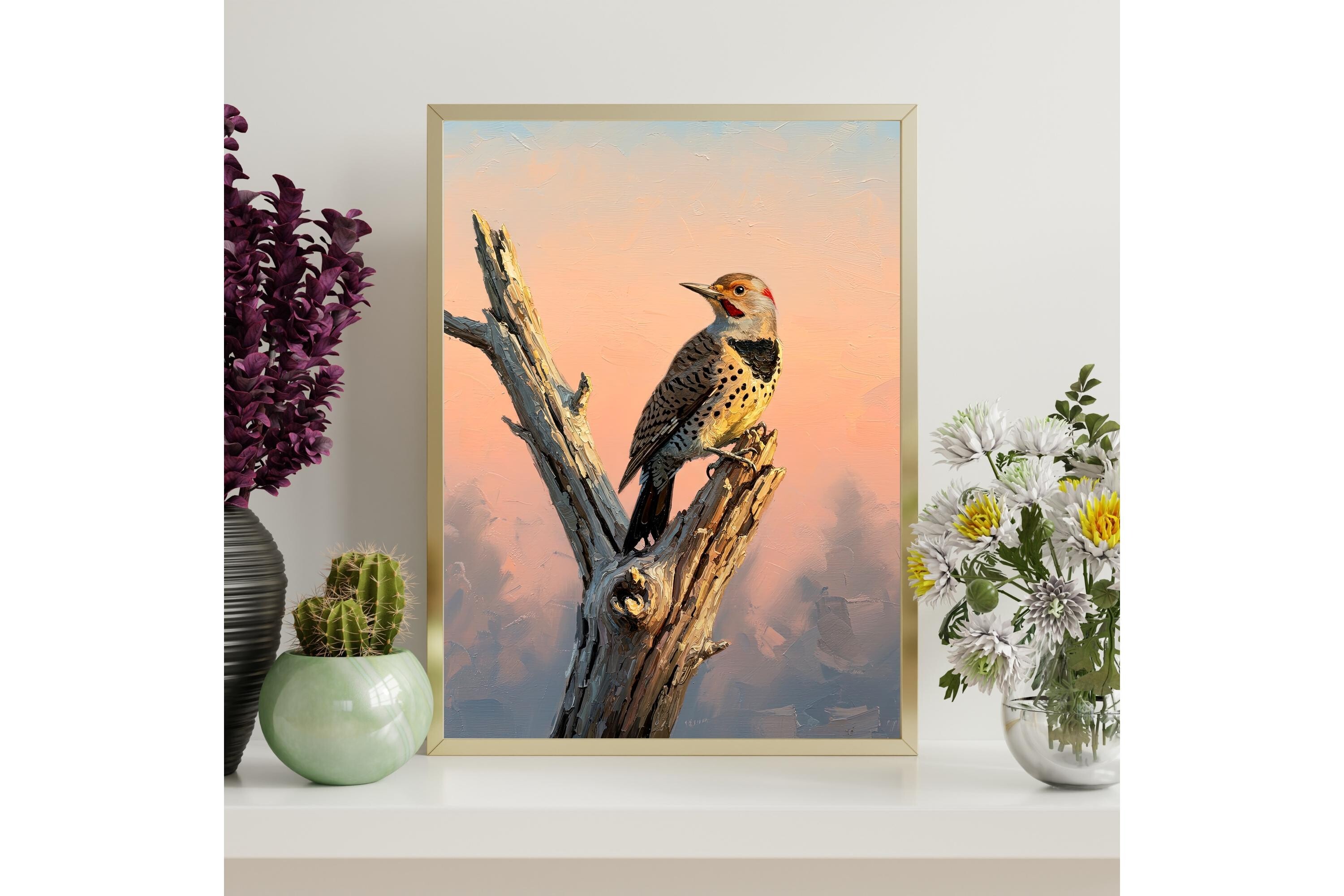 Northern Flicker Bird Printable Wall Art