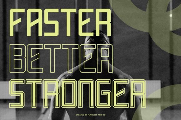 Power Balboy Font PNG with transparent background - Preview 4