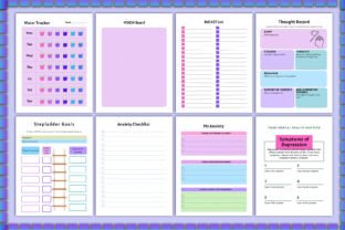 Premium Anxiety & Depression Workbook Graphic by Shumaya · Creative Fabrica