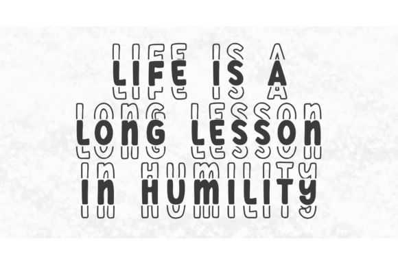 Quirky Stacked Font PNG with transparent background - Preview 1