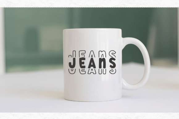 Quirky Stacked Font PNG with transparent background - Preview 4