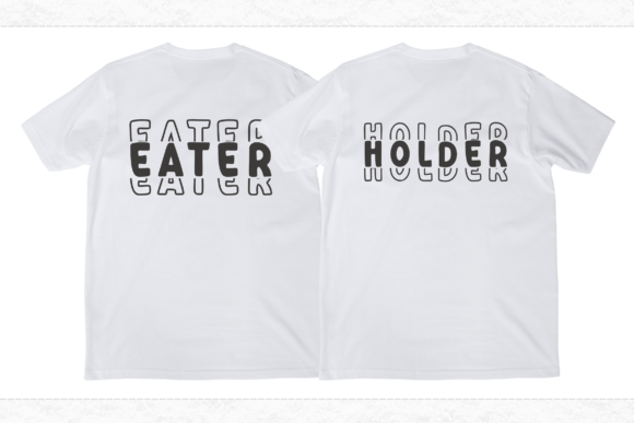 Quirky Stacked Font PNG with transparent background - Preview 5