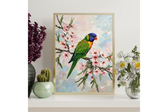 Rainbow Lorikeet Printable Wall Art