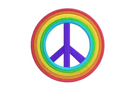 Rainbow Peace Sign