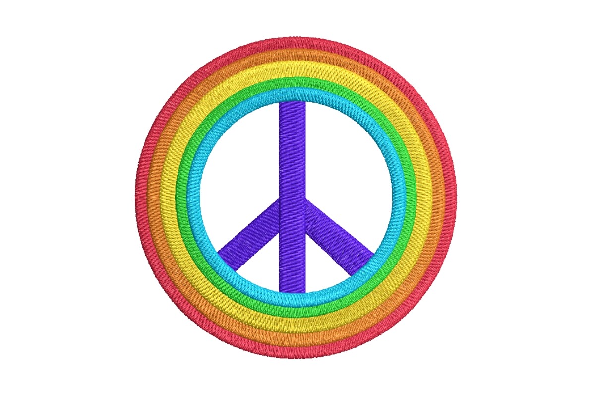 Rainbow Peace Sign