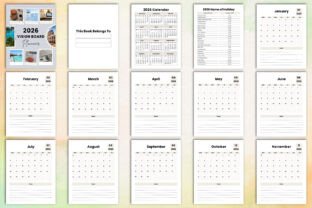 2026 Vision Board Planner Graphic by KDP GRAVITY · Creative Fabrica