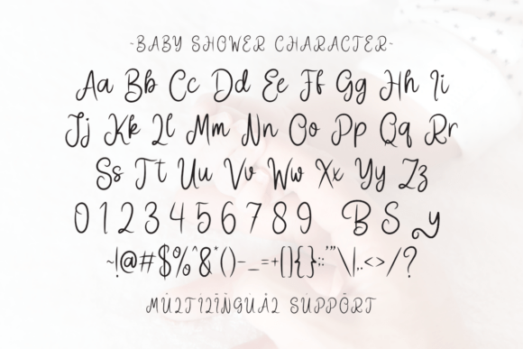 Baby Shower Font - Preview 5