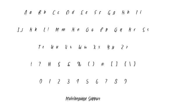 Beach Night Font - Preview 4