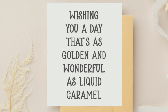 Birthday Caramel Font - Preview 5