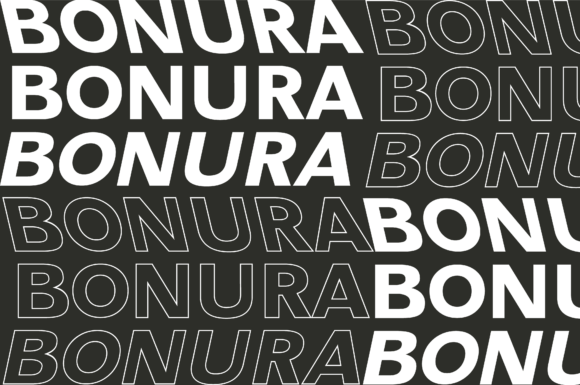 Bonura Font - Preview 1