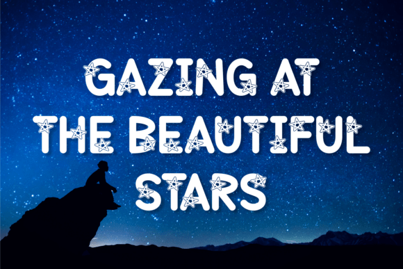 Calm Star Font - Preview 1