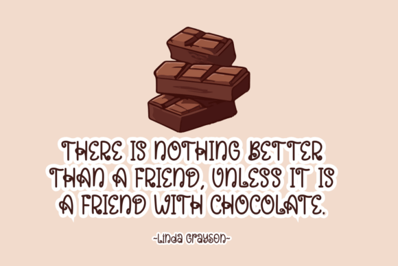 Chocolate Font - Preview 1