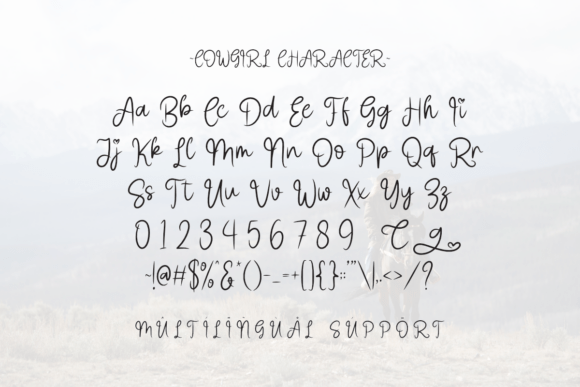 Cowgirl Font - Preview 5