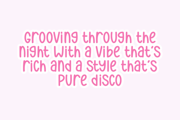 Disco Thick Font - Preview 1