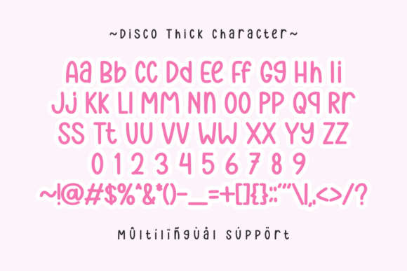 Disco Thick Font - Preview 2