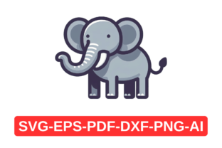 Elephant Vector SVG, Clipart Print, PNG Graphic by Artful Assetsy ...