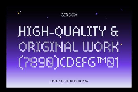 Gerdox Font - Preview 1