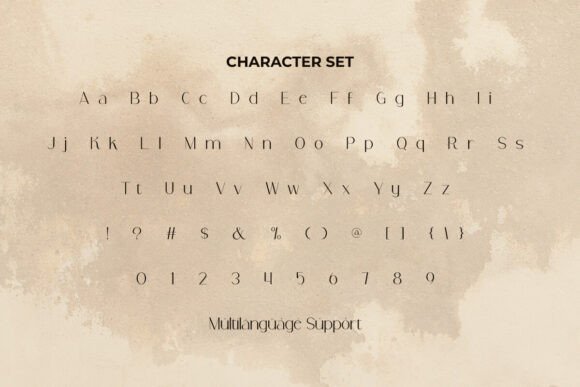 Grand Mevousa Font PNG with transparent background - Preview 3