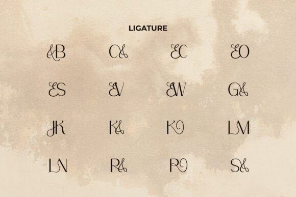 Grand Mevousa Font PNG with transparent background - Preview 5