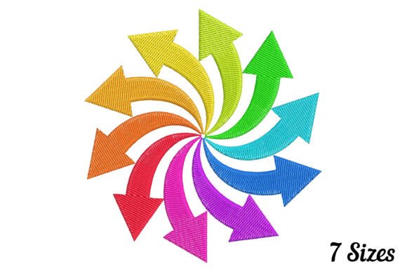 Logo Style Rainbow Colorful Ribbon