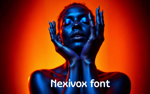 Nexivox Font PNG with transparent background - Preview 1