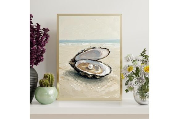 Ocean Pearl Printable Wall Art Decor