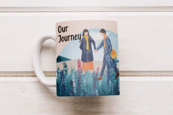 Our Journey Font PNG with transparent background - Preview 2