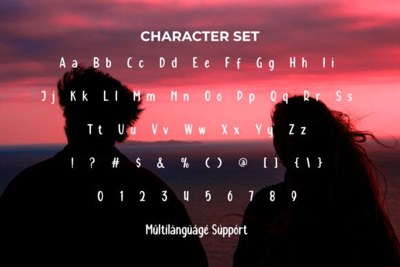 Our Journey Font PNG with transparent background - Preview 4