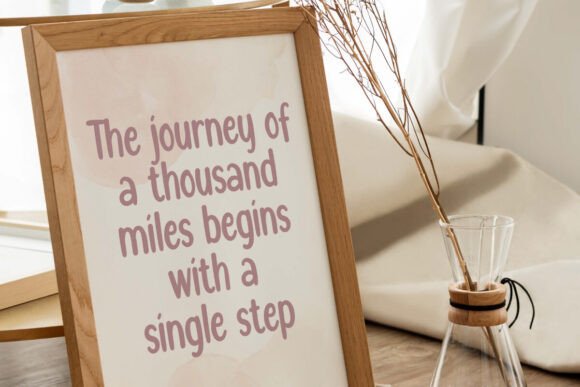 Our Journey Font PNG with transparent background - Preview 6