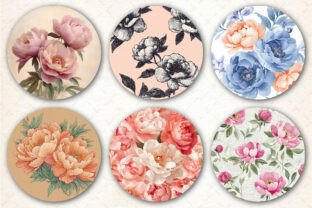 Peonies Seamless Digital Paper Graphic by LibbyWishes · Creative Fabrica