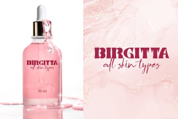 Pink Pencil Font PNG with transparent background - Preview 1