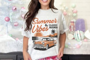 Retro Summer Vibes and Classic Rides PNG Graphic by Yvaine · Creative ...