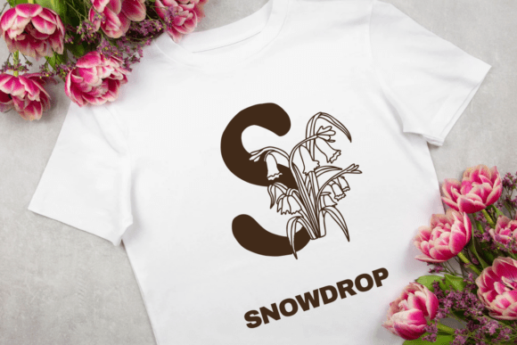 Snowdrop Doodle Font PNG with transparent background - Preview 3
