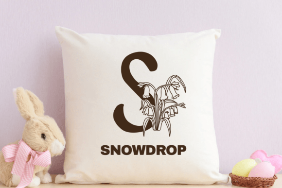 Snowdrop Doodle Font PNG with transparent background - Preview 5
