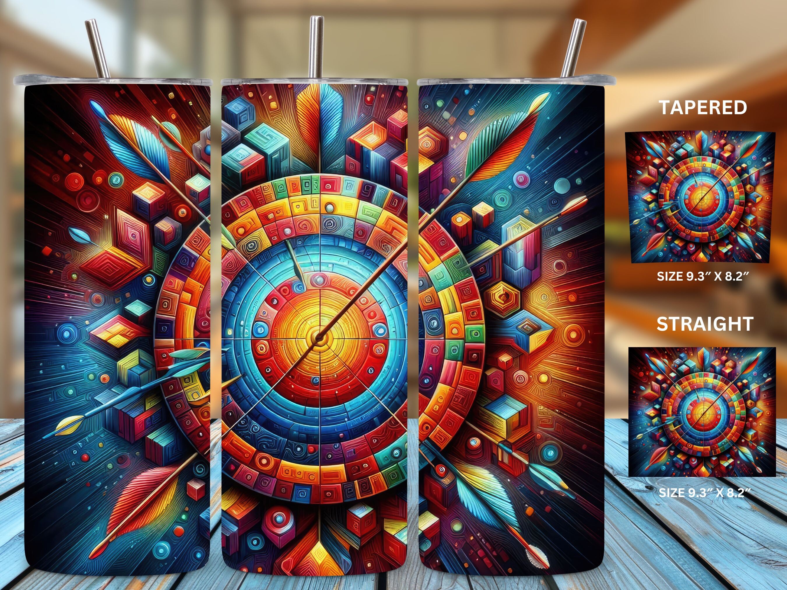 Archery Target Tumbler Wrap Graphic by Puma Prints · Creative Fabrica