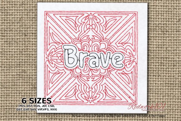 Brave Mandala Frame