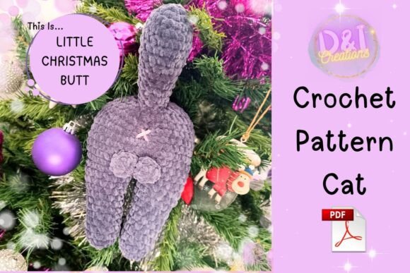 CAT in the Christmas Tree Crochet Pdf