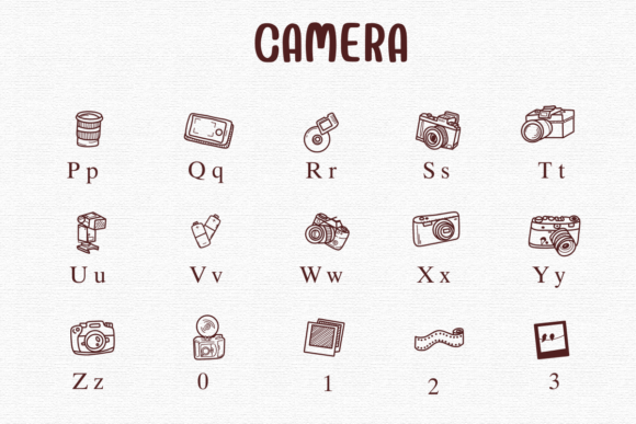 Camera Font - Preview 2