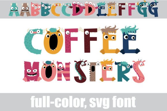 Coffee Monsters Font - Preview 1