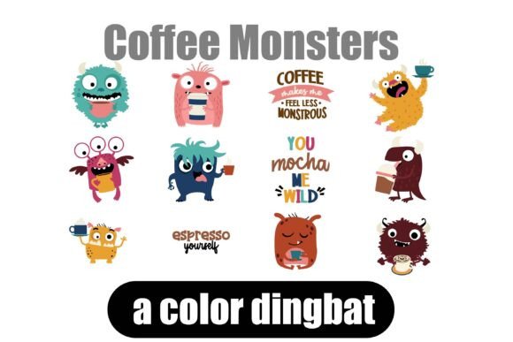 Coffee Monsters Font - Preview 4