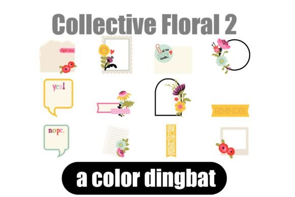 Collective Floral Font - Preview 2