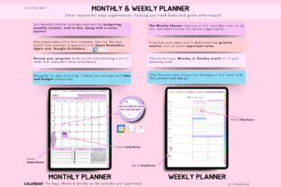 Daily Digital Planner (Portrait) Graphic by Print Magic StudioX ...