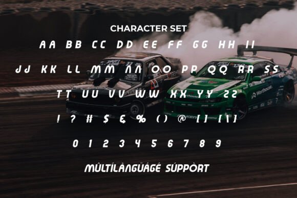 Dream Swipe Font PNG with transparent background - Preview 4