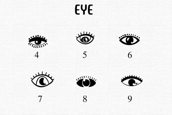 Eye Font - Preview 3